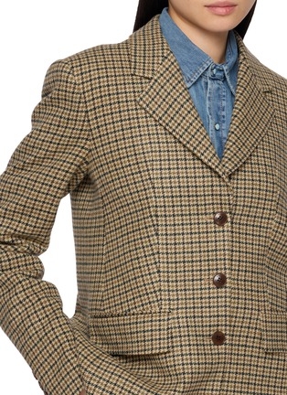  - FORTELA - Houndstooth Check Single Breasted Blazer