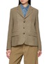 FORTELA Houndstooth Check Single Breasted Blazer