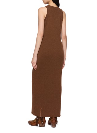 Back View - Click To Enlarge - FORTELA - Ribbed Knit Maxi Dress