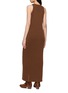 Back View - Click To Enlarge - FORTELA - Ribbed Knit Maxi Dress