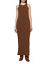 FORTELA Ribbed Knit Maxi Dress
