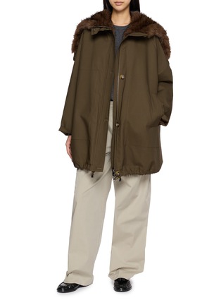 Figure View - Click To Enlarge - VALENTINI 1972 - Reversible Parka Coat
