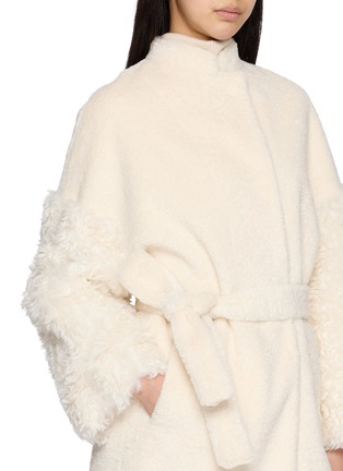  - VALENTINI 1972 - Pacaia Belted Faux Fur Sleeve Coat