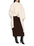 Figure View - Click To Enlarge - VALENTINI 1972 - Pacaia Belted Faux Fur Sleeve Coat
