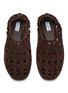 Detail View - Click To Enlarge - ALAÏA - Slipper Vienne Velvet Ballerina Flats