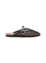 ALAÏA Flat Fishnet Leather Mules