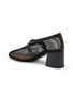  - ALAÏA - 55 Fishnet Mary Jane Leather Pumps
