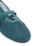 Detail View - Click To Enlarge - ALAÏA - La Fishnet Strass Suede Mary Jane Flats