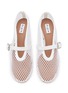 Detail View - Click To Enlarge - ALAÏA - 55 Patent Leather Fishnet Pumps