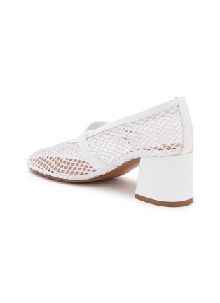  - ALAÏA - 55 Patent Leather Fishnet Pumps