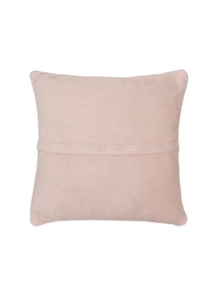 Detail View - Click To Enlarge - ABYSS & HABIDECOR - Portofino Cushion — Aqua on Primrose