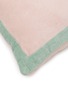 Detail View - Click To Enlarge - ABYSS & HABIDECOR - Portofino Cushion — Aqua on Primrose