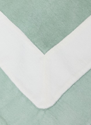 Detail View - Click To Enlarge - ABYSS & HABIDECOR - Portofino Beach Towel — Aqua On Ivory