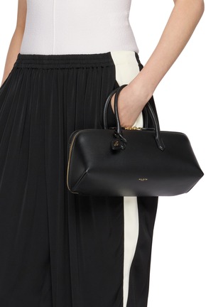 Front View - Click To Enlarge - ALAÏA - Delta Small Box Leather Bag
