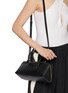Figure View - Click To Enlarge - ALAÏA - Delta Small Box Leather Bag