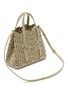 Detail View - Click To Enlarge - ALAÏA - Mina 20 Vienne Wave Nubuck Calfskin Leather Tote Bag