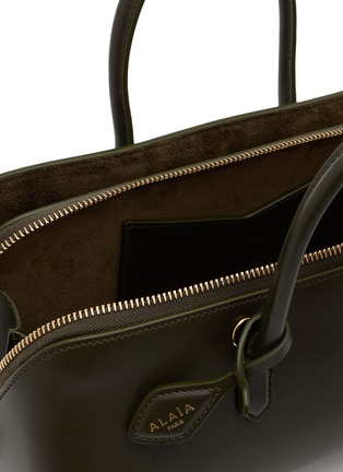 Detail View - Click To Enlarge - ALAÏA - Delta Small Box Leather Bag