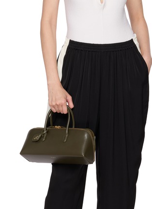 Figure View - Click To Enlarge - ALAÏA - Delta Small Box Leather Bag