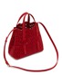 Detail View - Click To Enlarge - ALAÏA - Mina 20 Nubuck Leather Bag