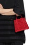 Figure View - Click To Enlarge - ALAÏA - Mina 20 Nubuck Leather Bag