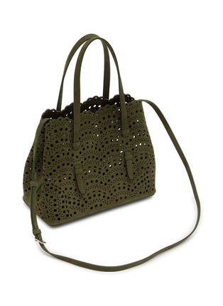 Detail View - Click To Enlarge - ALAÏA - Mina 20 Nubuck Leather Bag