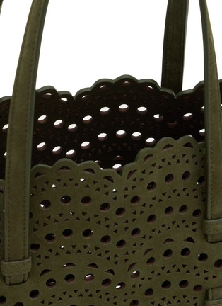 Detail View - Click To Enlarge - ALAÏA - Mina 20 Nubuck Leather Bag