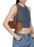 Figure View - Click To Enlarge - ALAÏA - Medium Le Teckel Leather Shoulder Bag