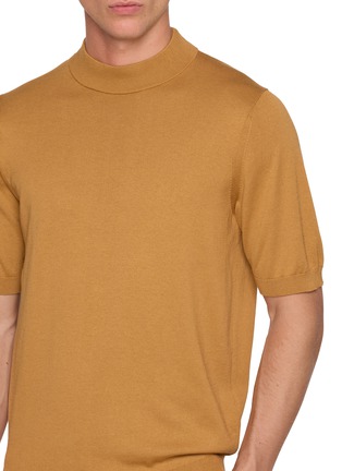  - TOMORROWLAND - Short Sleeve Mock Neck Knit Top