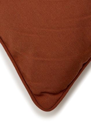 Detail View - Click To Enlarge - GARDEN GLORY - Outdoor Pillow — Teracotta