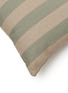 Detail View - Click To Enlarge - GARDEN GLORY - Small Striped Outdoor Pillow — Eucalyptus and Beige