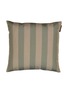 GARDEN GLORY Big Striped Outdoor Pillow — Eucalyptus and Beige