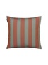 GARDEN GLORY Big Striped Outdoor Pillow — Terracotta/Eucalyptus
