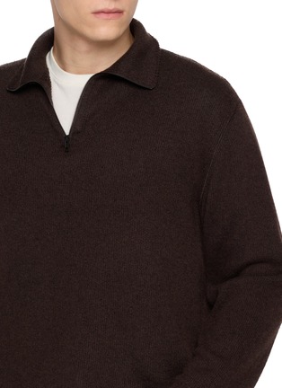  - THE ROW - Quarter Zip Knit Sweater
