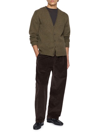 Figure View - Click To Enlarge - THE ROW - Manor V-Neck Chunky Cardigan