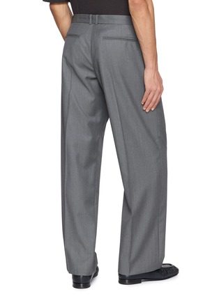 Back View - Click To Enlarge - THE ROW - Tavel Double Pleated Wool Pants