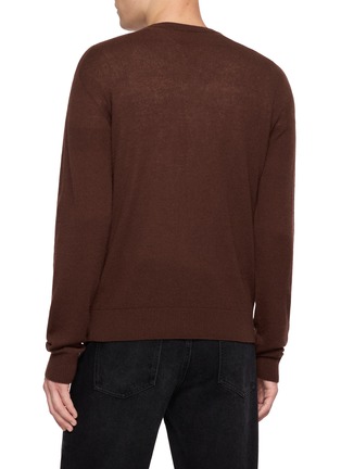 Back View - Click To Enlarge - THE ROW - V-neckline Knit Sweater