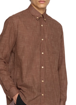  - THE ROW - Pompeo Chequered Cotton Shirt