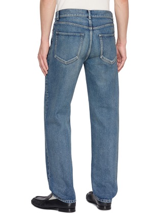 Back View - Click To Enlarge - THE ROW - Moe Straight Leg Cotton Denim Jeans