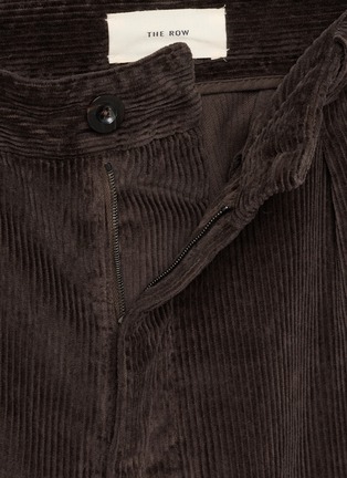  - THE ROW - Tuxo Double Pleated Cotton Corduroy Pants