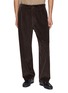 Main View - Click To Enlarge - THE ROW - Tuxo Double Pleated Cotton Corduroy Pants