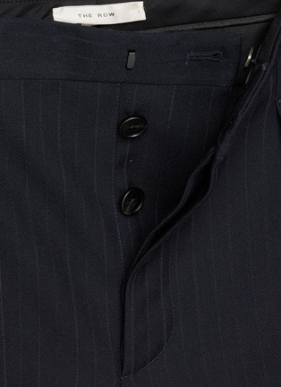 - THE ROW - Tavel Pinstriped Wool Silk Pants