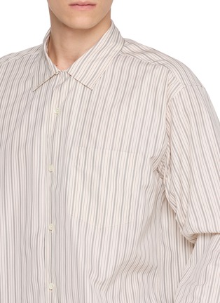  - THE ROW - Vanja Striped Cotton Shirt