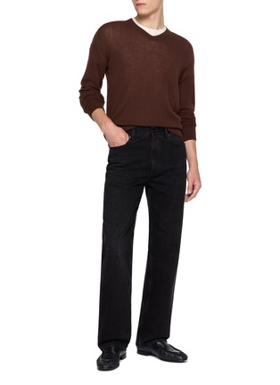 Figure View - Click To Enlarge - THE ROW - Vanya Wide Leg Jeans