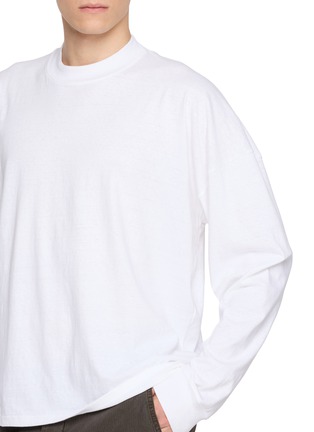  - THE ROW - Dolino Long Sleeve Cotton Jersey Top