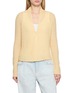GUEST IN RESIDENCE Rib Stealth Shawl Collar Cardigan