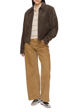 Figure View - Click To Enlarge - GUEST IN RESIDENCE - Collegiate Striped Cashmere Polo