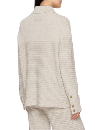 Back View - Click To Enlarge - GUEST IN RESIDENCE - Waffle Knit Jacket