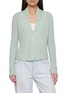 Main View - Click To Enlarge - GUEST IN RESIDENCE - Ribbed Stealth Cardigan