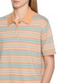  - GUEST IN RESIDENCE - Short Sleeve Stripe Rugby Knit Polo Shirt