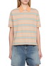 GUEST IN RESIDENCE Short Sleeve Stripe Rugby Knit Polo Shirt